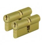Paired Alike Door Cylinders / Door Barrels