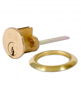 ERA 863 5-Pin Rim Cylinder Polished Brass
