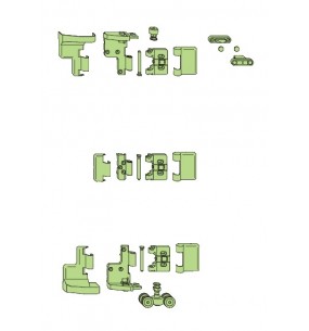 SI Siegenia FS-Portal Bi-Fold Door Hinge (Carton C)