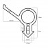B323: Profile 22 Bubble/ Flipper Window Gasket, Door Seal , 150m