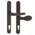Hero 231mm Backplate Sprung Lever/Pad Door Handle 92mm/62mm