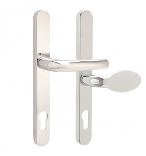 Hero 231mm Backplate Sprung Lever/Pad Door Handle 92mm/62mm