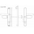 Hero 231mm Backplate Sprung Lever/Pad Door Handle 92mm/62mm