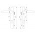 Ideal 92pz Door Handles (Silver)