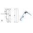 ProLinea 92pz Door Handle (Blank)