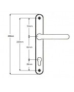 Roto Replacement Sprung uPVC Door Handle (92pz)