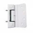 Haven Intelligent Strength 3D Adjustable Captured Door Hinge Pack – White