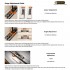 Trojan Athena PVCu Door Butt Hinge 