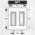 Replacement Half uPVC Door Panel Insert HP1