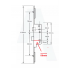 Ferco 20mm Faceplate 2 Small Hook Door Lock