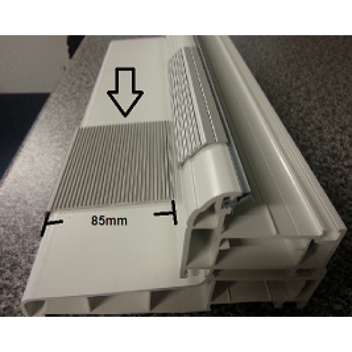uPVC Door Kickplate Cill Protector (Aluminium) 900mm