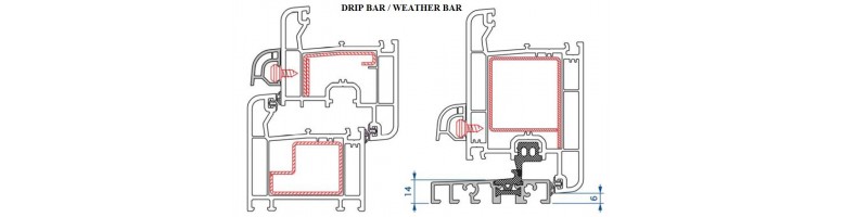uPVC Drip Bars uPVC Drip Bars