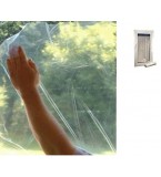 2 pack Window Insulation Kit Shrink Fit Double Glazing Film Draught  Excluder Heat