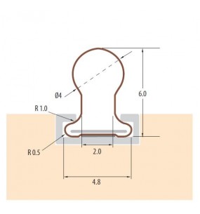 SofSeal Timber/uPVC Window/Door 'T' Gasket/Seal