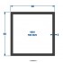 uPVC Square Corner Post (70mm Depth)