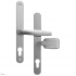 ASEC 68mm Lever Pad UPVC Door Furniture With Snib