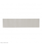 ASEC Kick Plate 150mm Height x 1.2mm Depth (SAA) Satin Anodised Aluminium