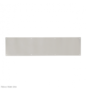 ASEC Kick Plate 150mm Height x 1.2mm Depth (SAA) Satin Anodised Aluminium