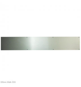 ASEC Kick Plate 150mm Height x 1.2mm Depth (SSS) Satin Stainless Steel