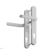 ASEC Evo Sprung Lever Lever Multipoint Door Handles 92mm PZ 246mm Backplate 215mm Fixings