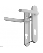 ASEC Evo Sprung Lever Lever Multipoint Door Handles 92mm PZ 212mm Backplate 122mm Fixings