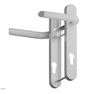 Sprung Lever Lever Multipoint Door Handles 92mm PZ 212mm Backplate 122mm Fixings Sprung Lever Lever Multipoint Door Handles 92mm PZ 212mm Backplate 122mm Fixings