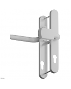 ASEC Evo Sprung Lever Lever Multipoint Door Handles 92mm & 62mm PZ 245mm Backplate 212mm Fixings