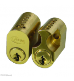 ASEC 6-Pin Scandinavian Oval External   Internal Cylinder