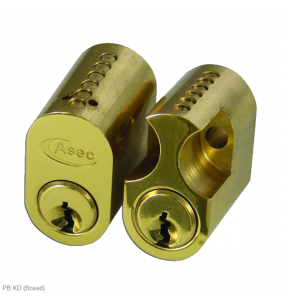 ASEC 6-Pin Scandinavian Oval External   Internal Cylinder