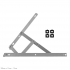 CHAMELEON Side Hung Egress Friction Hinge With Packers - 13mm - 17mm