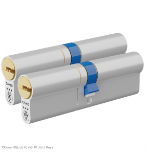 CAVEO TS007 3* Double Euro Dimple Cylinder Keyed Alike Pair