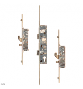 LOCKMASTER Lever Operated Latch & Deadbolt - 2 Hook 2 Anti-Lift 4 Roller