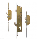 MILLENCO Lever Operated Latch & Hookbolt Twin Spindle - 2 Hook 2 Dead Bolt