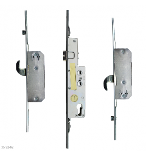 AVOCET Lever Operated Latch & Deadbolt Twin Spindle - 2 Hook 2 Roller
