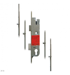 GU Secury Europa Lever Operated Latch & Deadbolt - 2 Roller & 2 Mushrooms