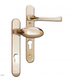 MILA Prolinea 92 Lever Pad UPVC Furniture - 220mm Backplate