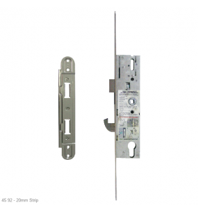 YALE Doormaster Lever Operated Latch & Hookbolt 20mm Split Spindle Overnight Lock