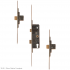 FULLEX SL16 Lever Operated Latch & Deadbolt Split Spindle - 2 Dead Bolt