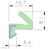 AQUAMAC 21 Draught Strip Seal