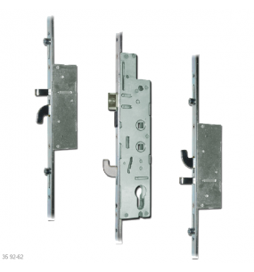 FULLEX XL Lever Operated Latch & Hookbolt Twin Spindle - 2 Hook, 2 Anti-Lift & 4 Roller