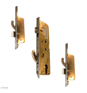 MILLENCO Mantis 2 Lever Operated Latch & Hookbolt 95 65 Twin Spindle - 2 Hook, 2 Bolt & 2 Roller