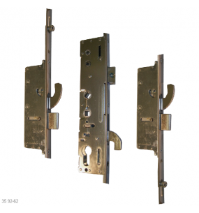 MILLENCO Mantis 3 Lever Operated Latch & Hookbolt 92 62 Twin Spindle - 2 Hook, 2 Bolt & 2 Roller