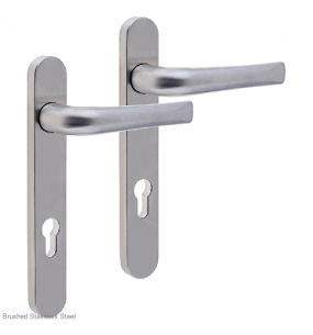 MILA Supa Stainless Steel 92pz Lever Lever - 220mm Backplate