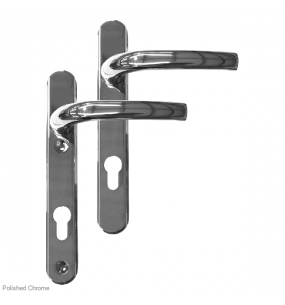 Greenteq Alpha 92 Lever Lever UPVC Furniture - 220mm Backplate