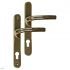 Greenteq Alpha 92 Lever Lever UPVC Furniture - 250mm Backplate