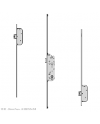 GU Secury Auto Panic E U-Rail Multipoint - 2 Deadlocks
