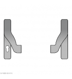 GU BKS Panic Bar Actuator To Suit Secury Panic E Multipoint Lock