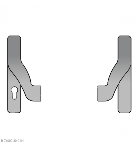 GU BKS Panic Bar Actuator To Suit Secury Panic E Multipoint Lock