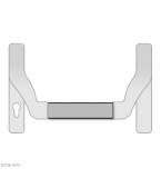 GU BKS 1150mm Cross Bar To Suit Secury Panic E Multipoint Lock
