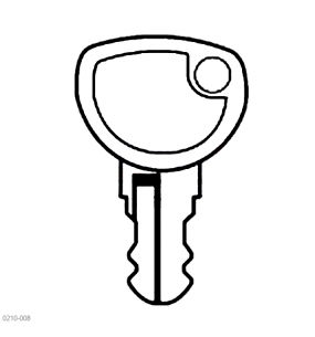 TROJAN Window Key To Suit Sparta Espag Handles